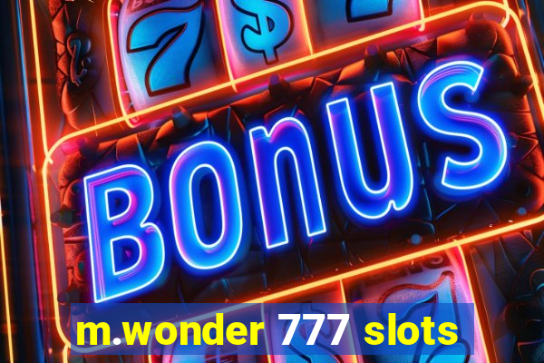 m.wonder 777 slots